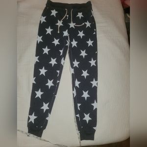 NWOT Alternative sweats with star print